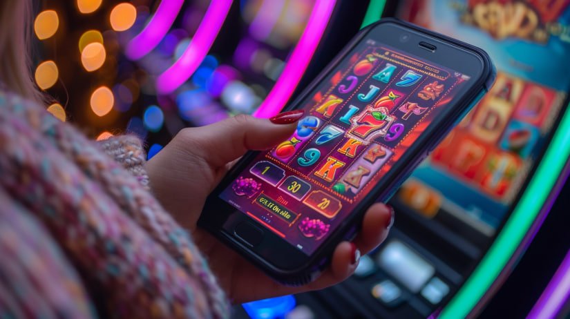Filipino player using y77 mobile platform on smartphone